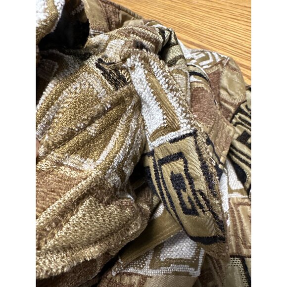 Lane Bryant Womens Plus Size 26/28W Geometric Pattern Jacket Beige/Black/Gold Bu - Picture 7 of 8